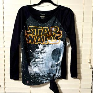 Disney parks Star Wars front tie longsleeve tee